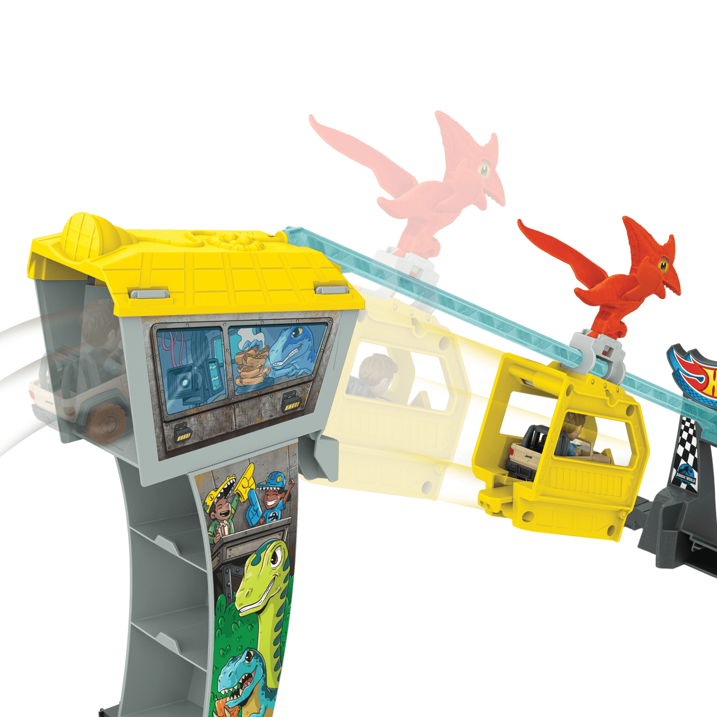 Hot Wheels  Racerverse  Jurassic World  La Course de Blue Le Raptor