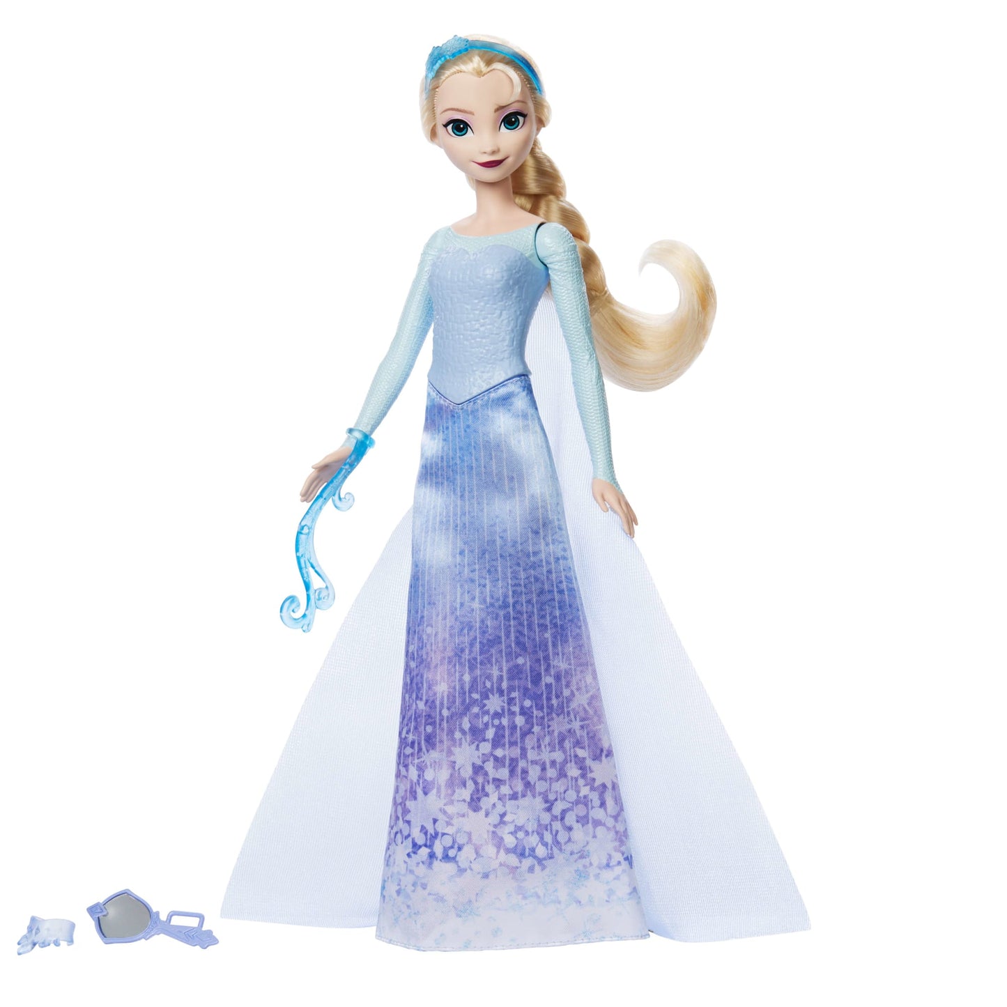 Disney Frozen Spin & Reveal Elsa Fashion Doll & Accessories With 11 Surprises From Disney Movie