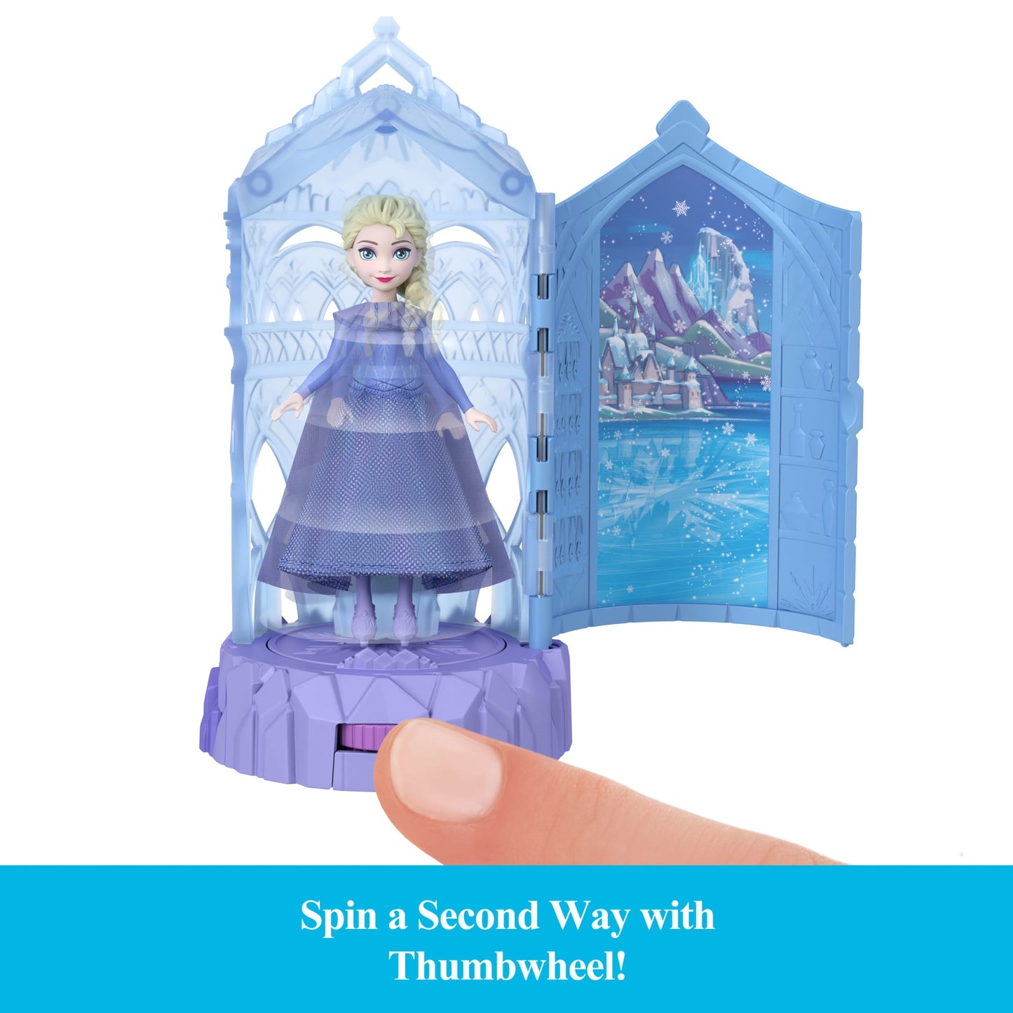Disney Frozen Ice Castle Spin Surprise Playsets With Small Doll Spinning Reveal