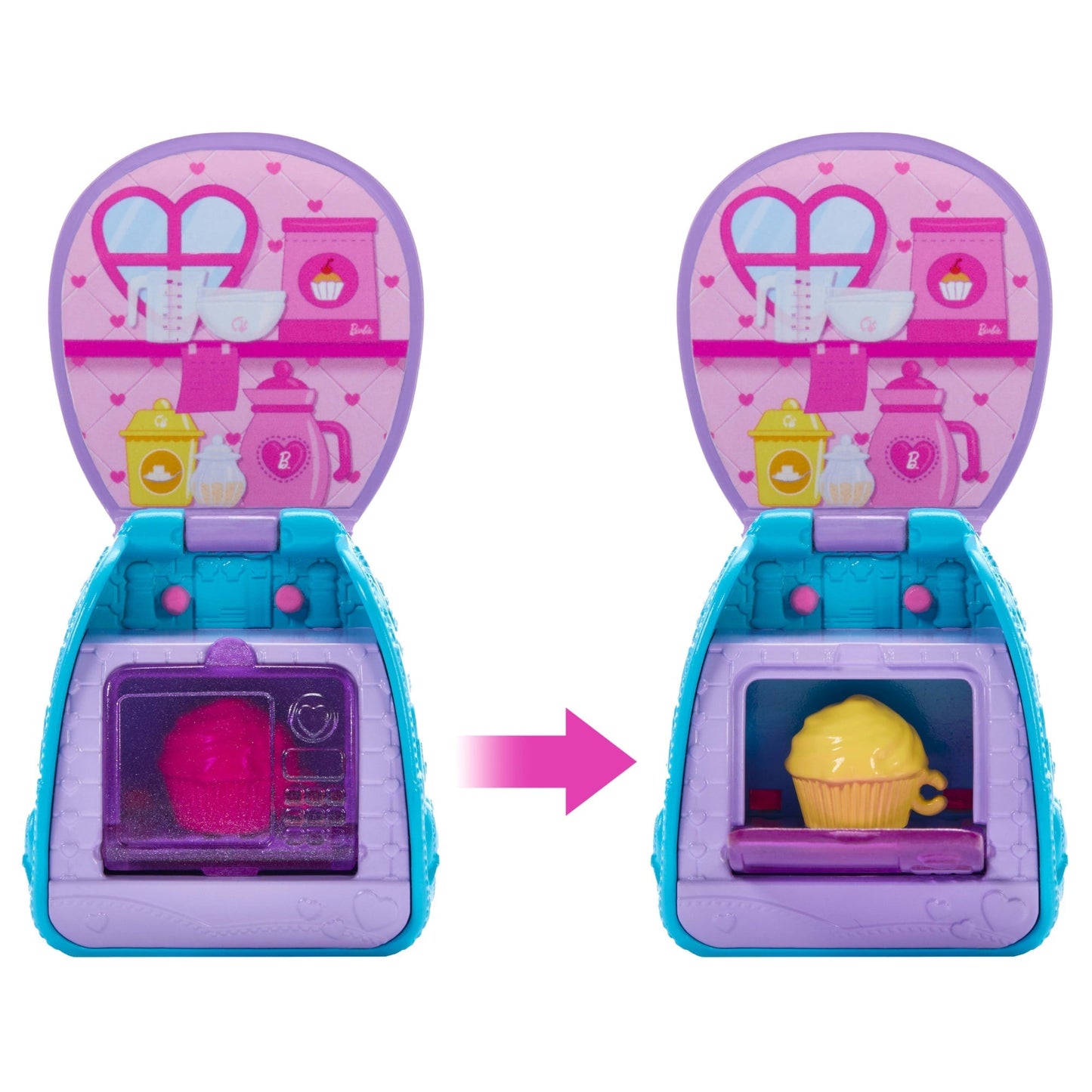 Barbie Family & Friends Chelsea Cupcake Baking Backpack Chelsea Doll And Accessories, Backpack With Cupcake Play Piece