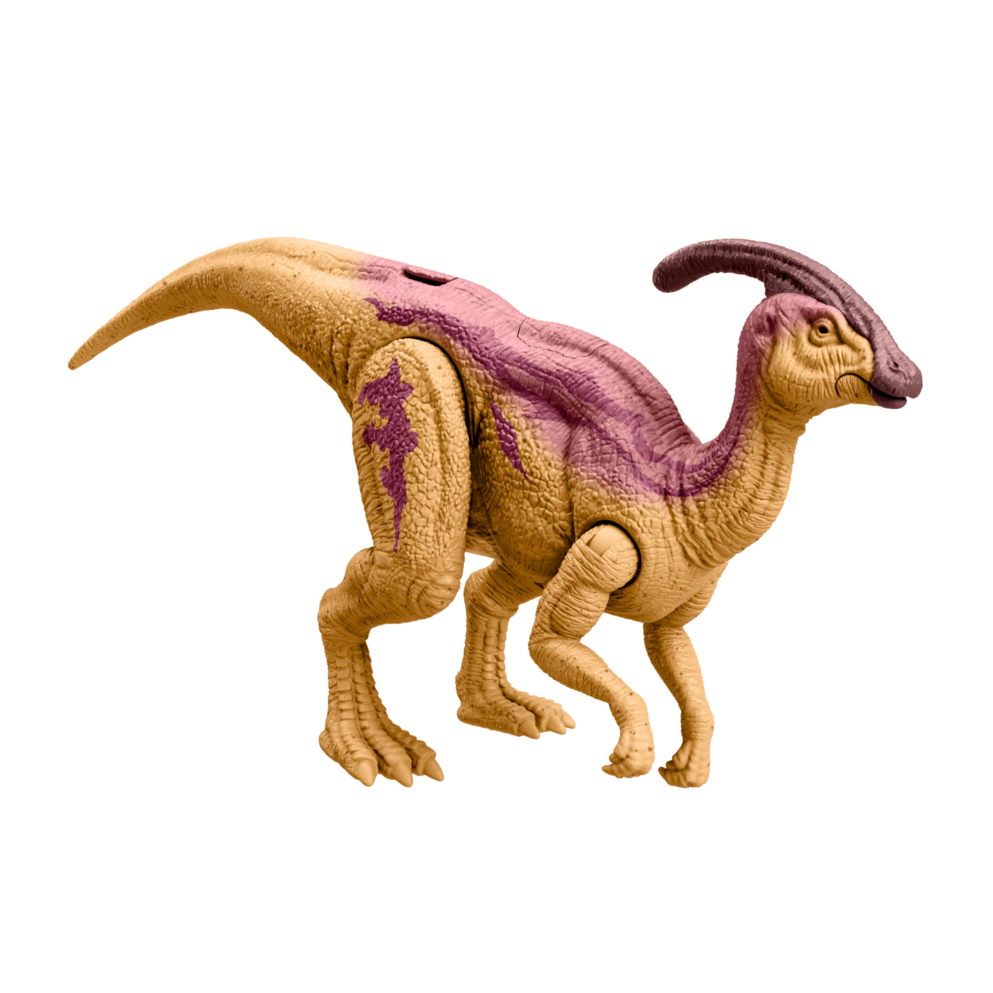 Jurassic World Wild Roar Parasaurolophus Dinosaur Action Figure Toy, Glow Effect Lights & Sounds