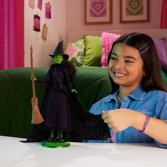 Universal Pictures’ Wicked Deluxe Elphaba Fashion Doll & Accessories With Braided Hair & Posability - Coming Soon