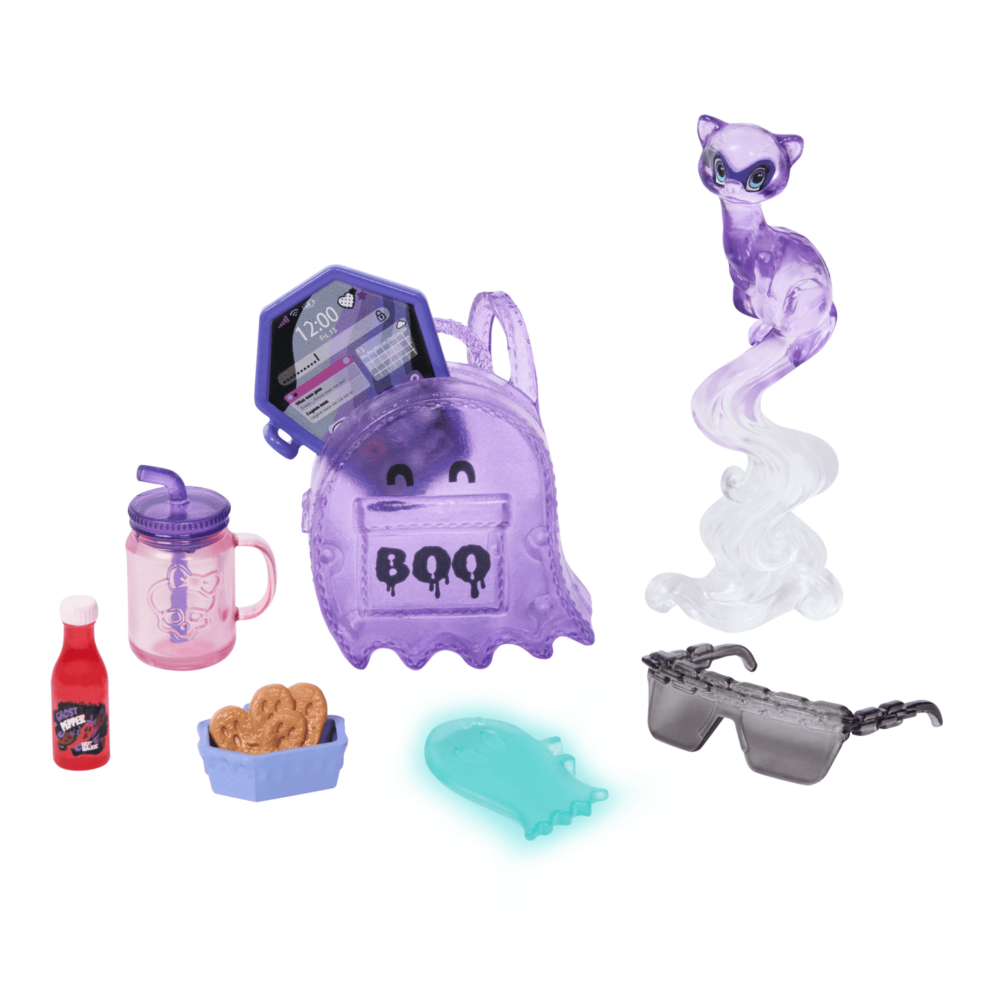 Monster High-Spectra Vondergeist-Poupée, Furet Rhuen et Accessoires