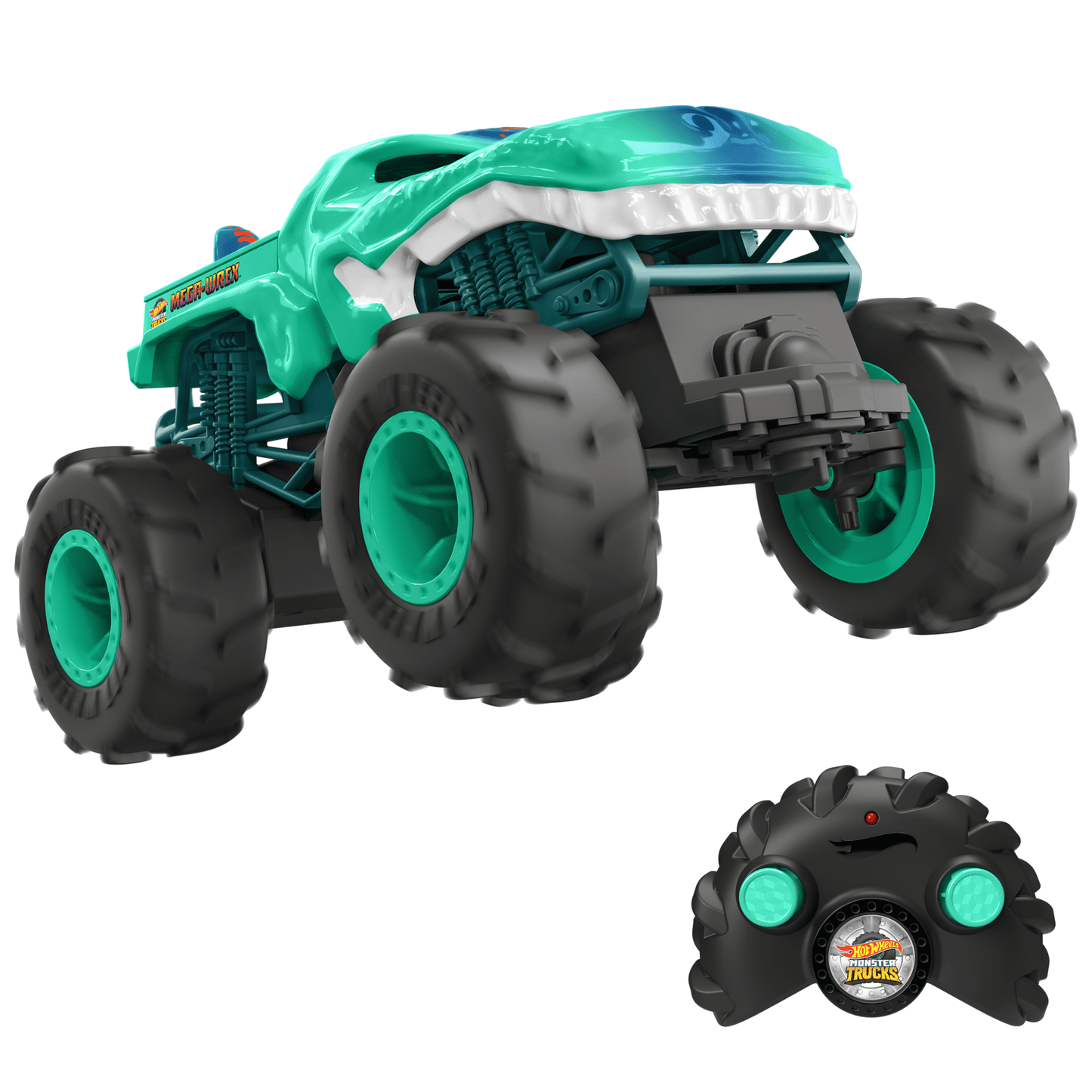 Hot Wheels Monster Trucks Vehículo a Control Remoto Mega Wrex Escala 1:24