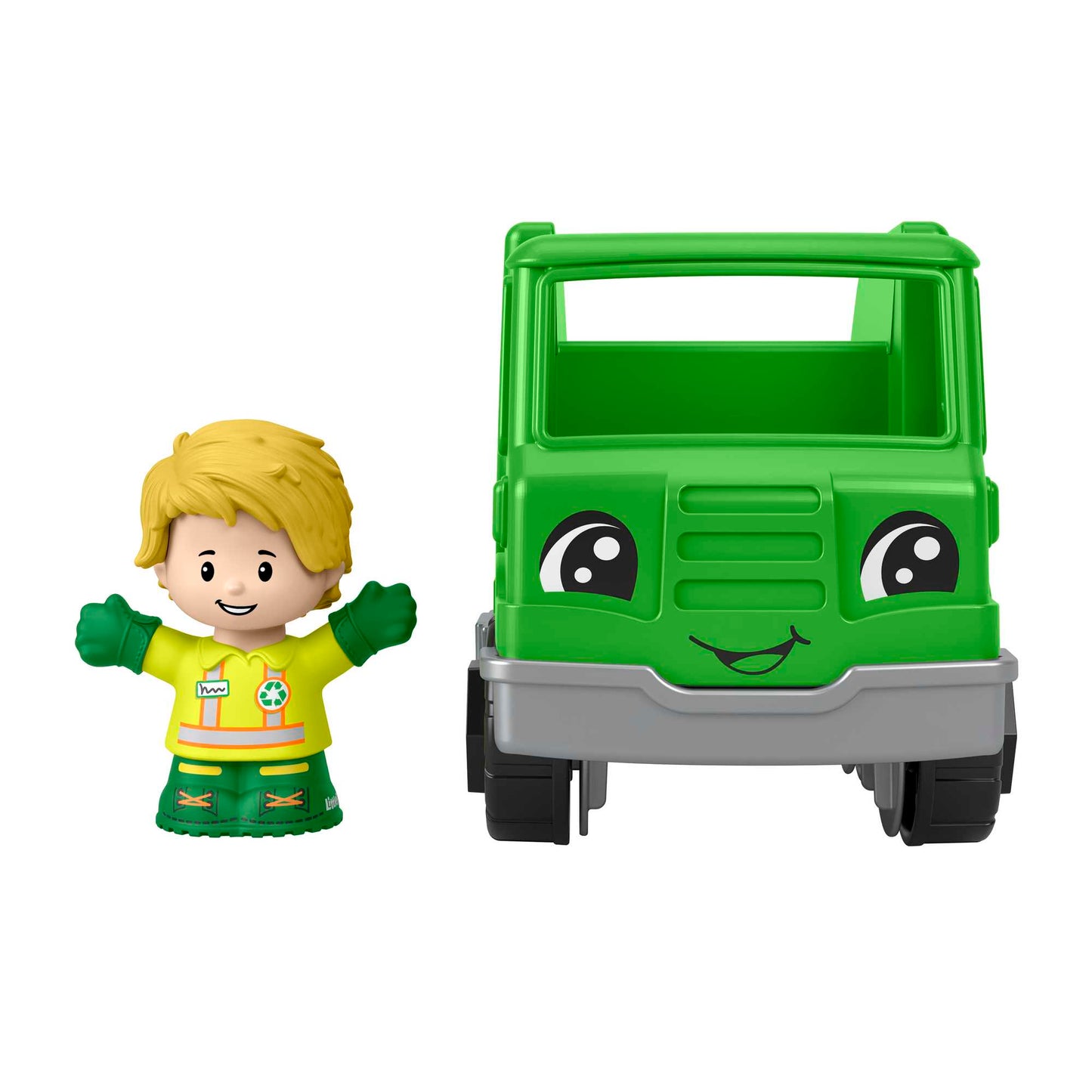 Fisher-Price  Little People  Camion de Recyclage et Figurine