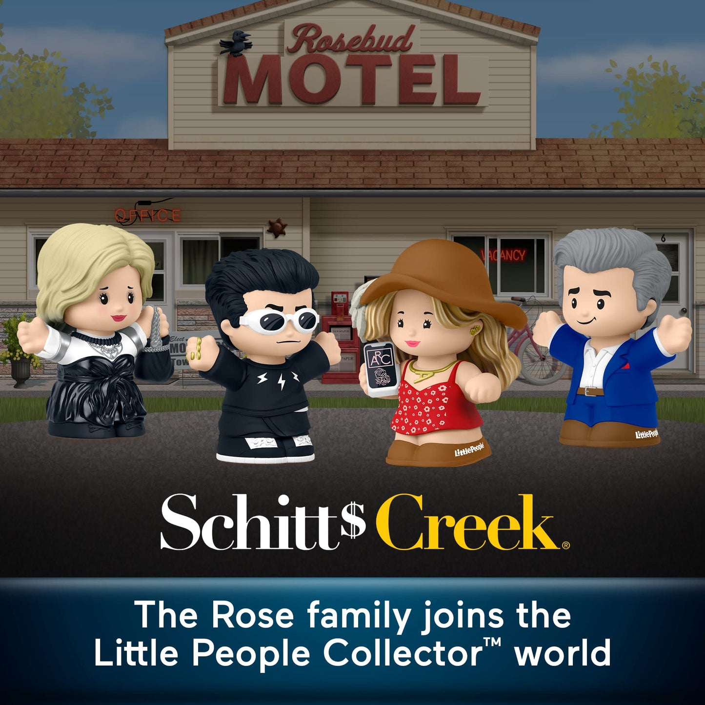 Little People Collector Schitt's Creek Special Edition Set in A Display Gift Box, 4 Figures