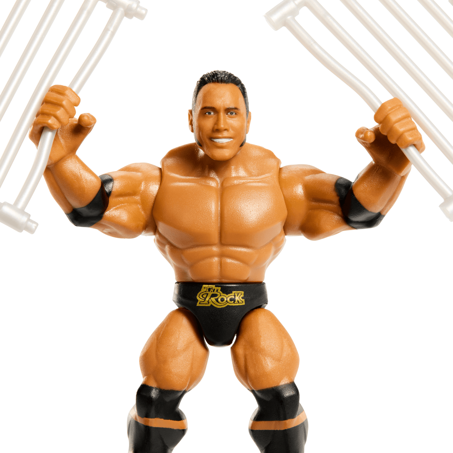 Wwe®  Knuckle Crunchers™  Figurine Articulée et Access.  The Rock®