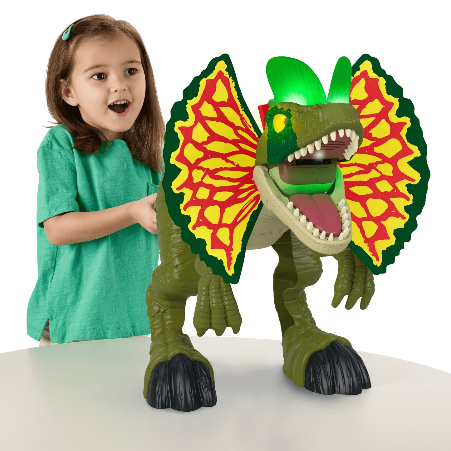 Imaginext Jurassic World Dinosaurio de Juguete Dilophosaurus