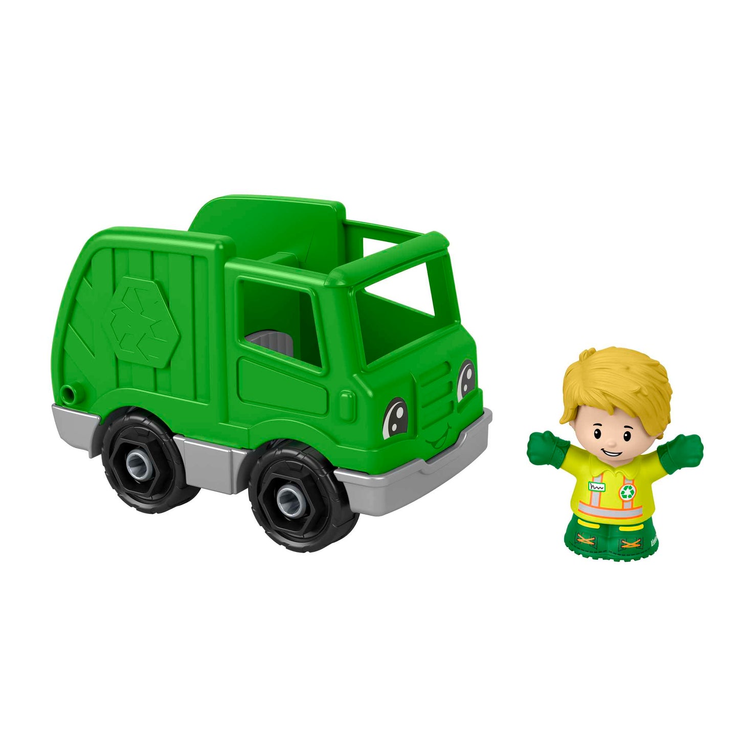 Fisher-Price  Little People  Camion de Recyclage et Figurine