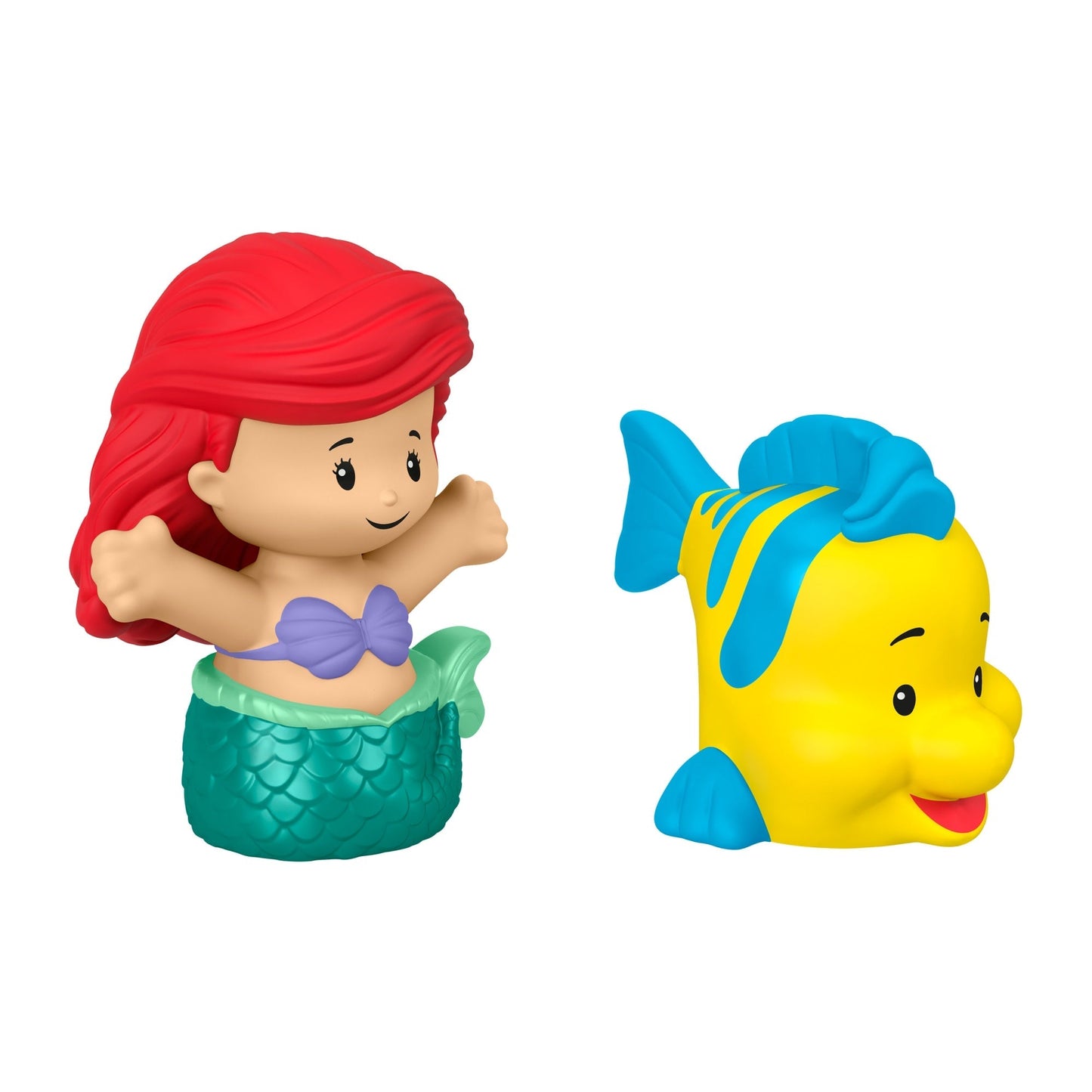 Little People Disney Princesa Juguete para Bebés Figuras de Ariel y Flounder