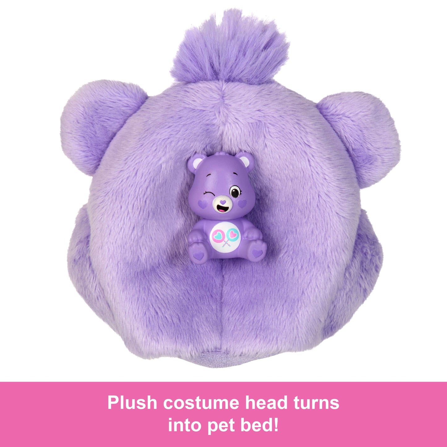 Barbie Cutie Reveal Care Bears Series Doll & Accessories in Share Bear Plush Costume, 10 Surprises