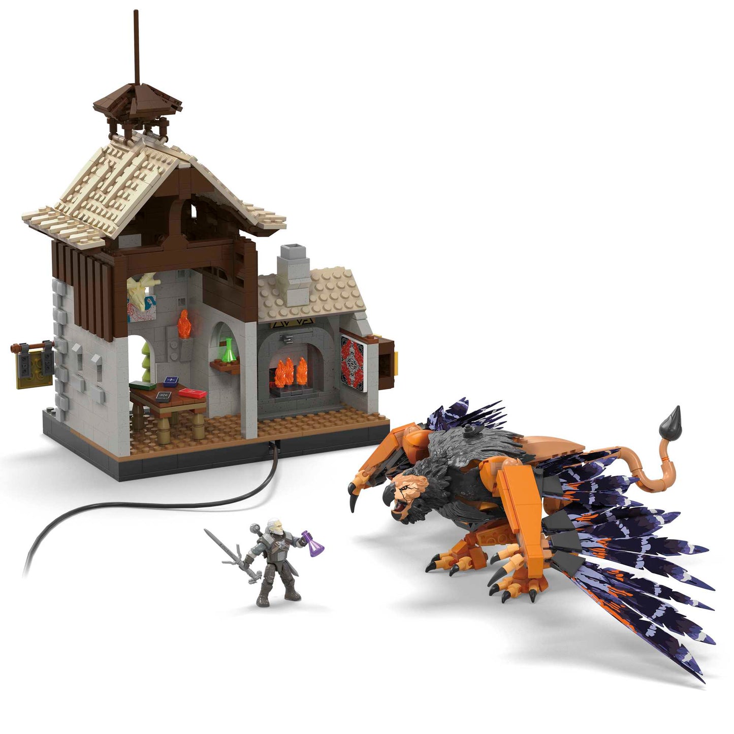 Mega The Witcher La Chasse Au Griffon de Geralt, Lumières à del