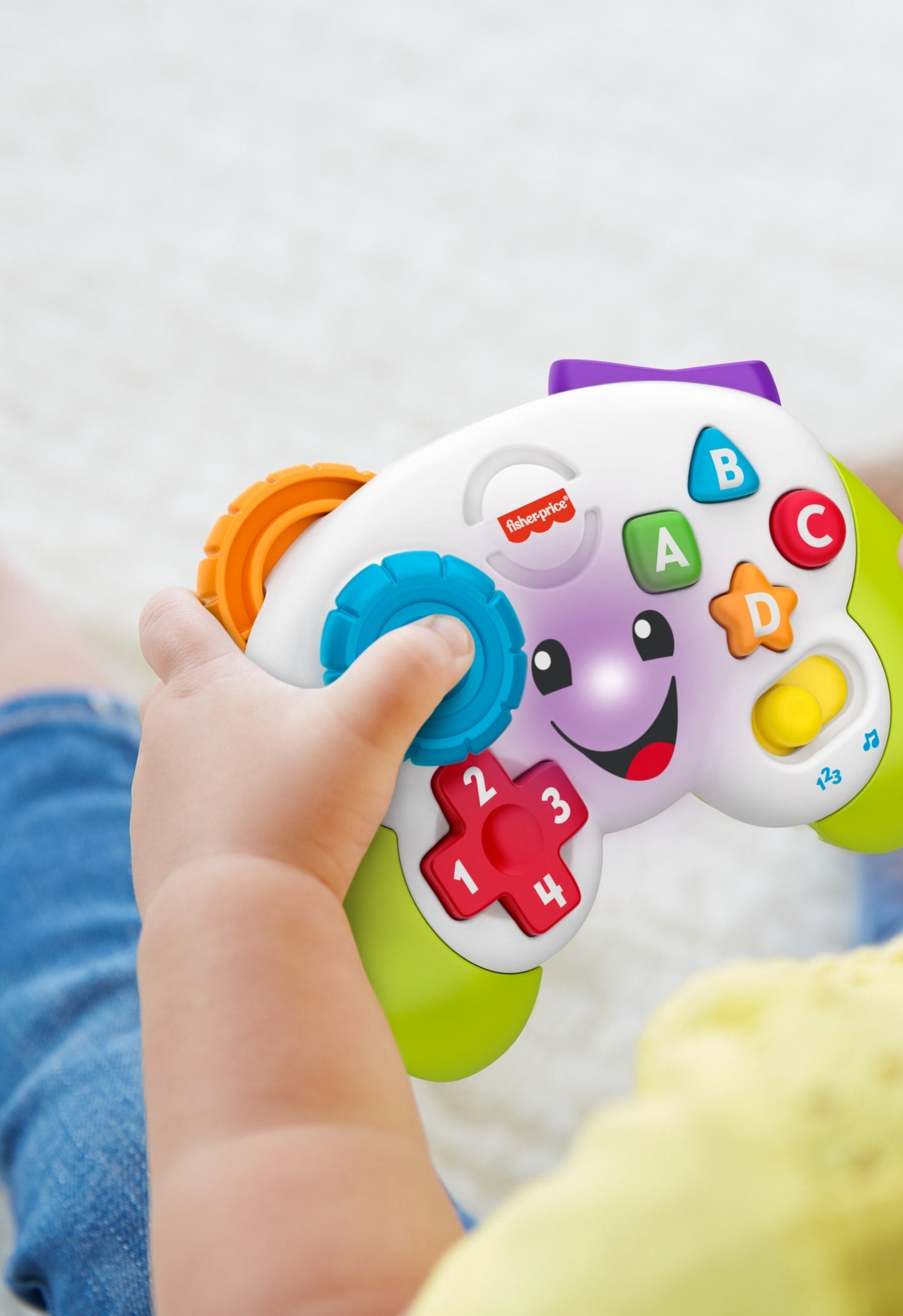 Fisher-Price Ríe y Aprende Juguete para Bebés Control Juega Y Aprende Conmigo