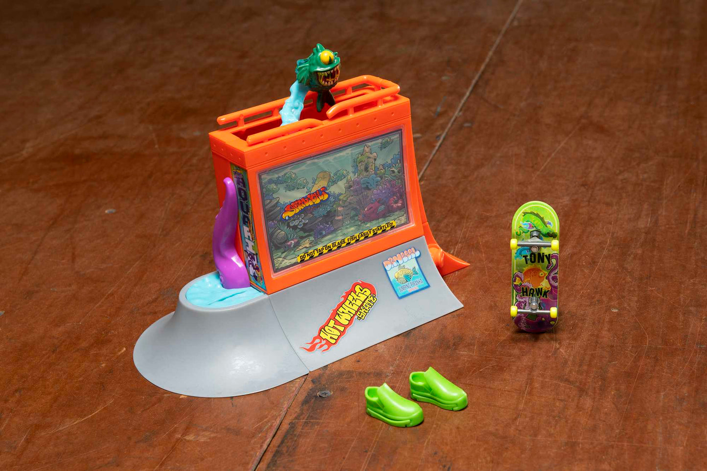 Hot Wheels Skate Pista de Brinquedo Set Aquário
