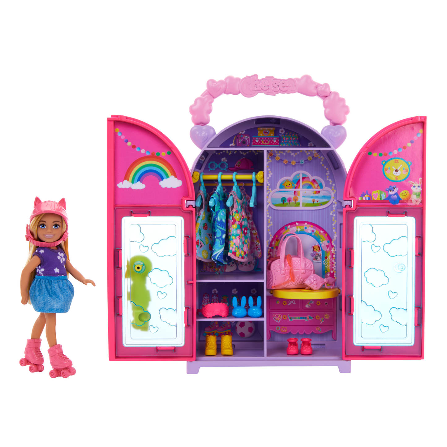 Barbie-Poupée et Dressing Chelsea-Coffret Vêtements et Accessoires