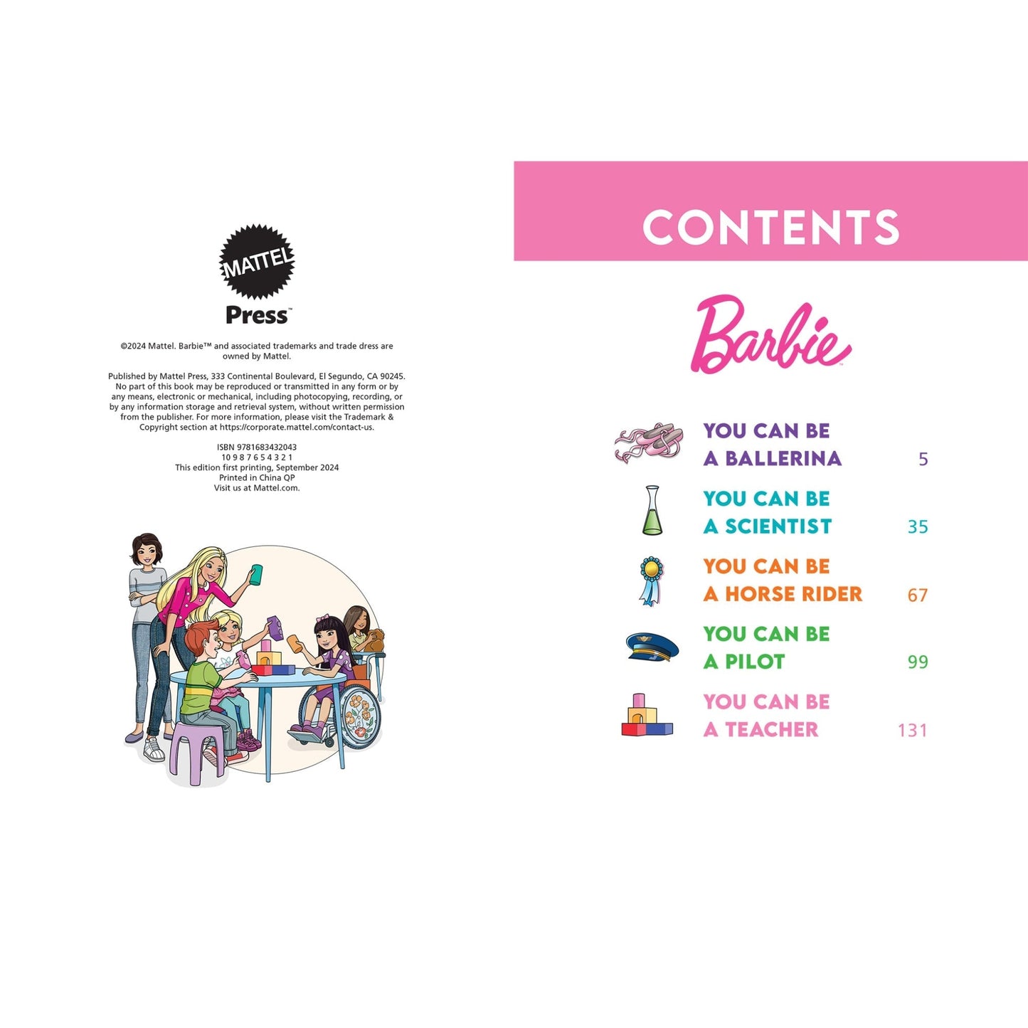 Barbie: You Can Be 5 Minute Storybook Collection (Ages 3 - 7)