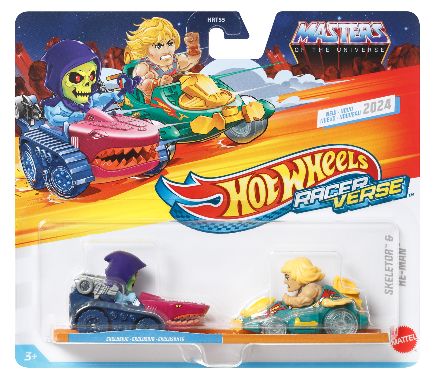 Hot Wheels RacerVerse Veículo de Brinquedo He-Man e Skeletor