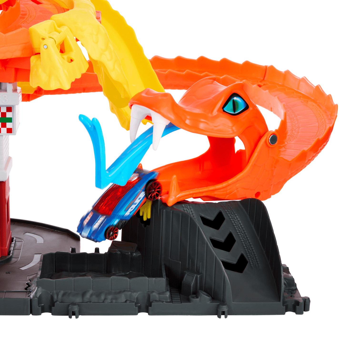 Hot Wheels City Pista de Brinquedo Ataque de Cobra vs Pizzaria