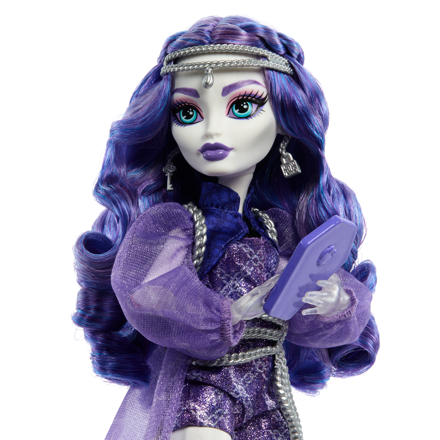 Monster High-Spectra Vondergeist-Poupée, Furet Rhuen et Accessoires