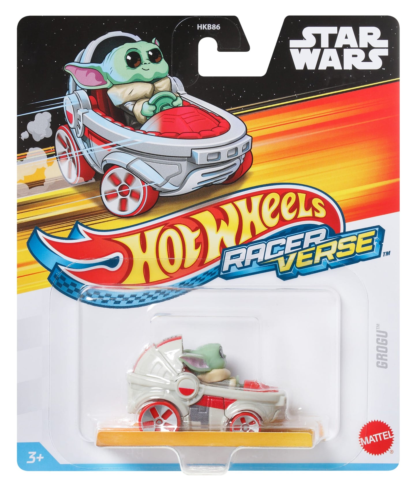 Hot Wheels RacerVerse Veículo de Brinquedo Grogu no Pod