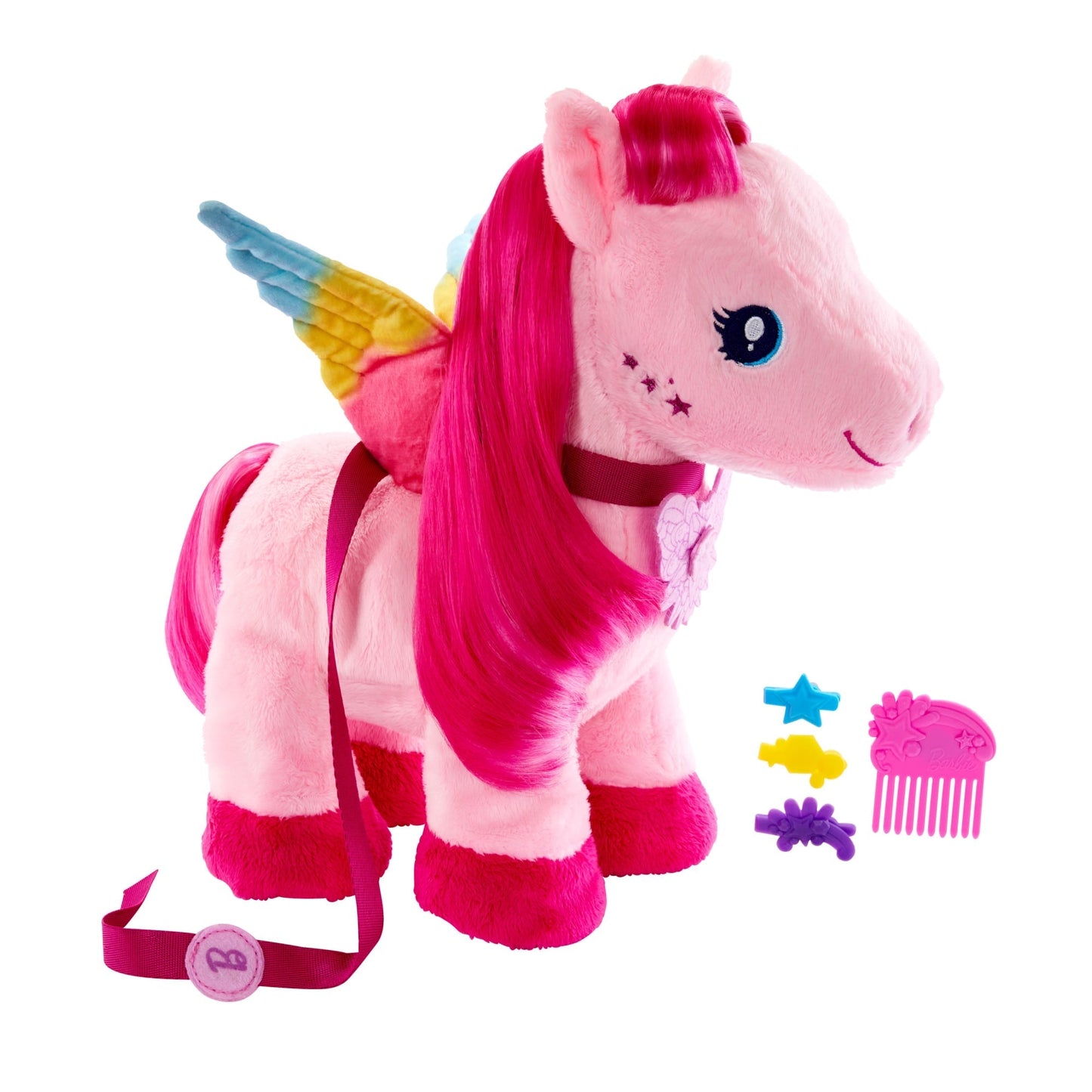 Barbie® A Touch Of Magic Peluche Pégase Marche et Bat des Ailes